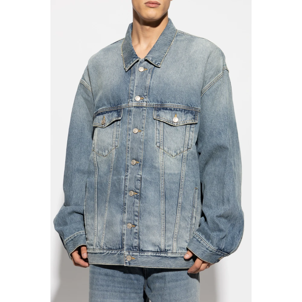 Balenciaga Denim jas Blue Heren