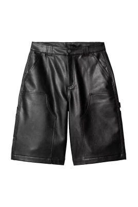 Svarta Norwich DK Lädershorts