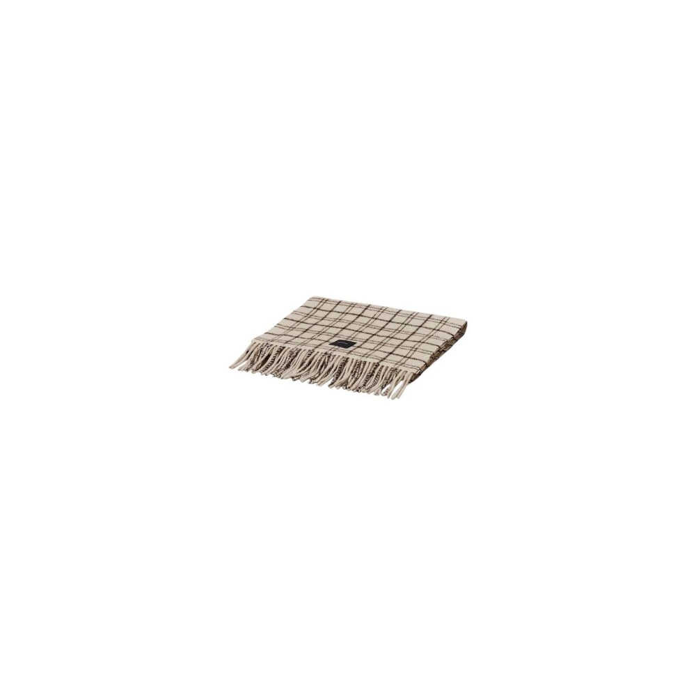Calvin Klein Beige Wollen Sjaal voor Mannen Beige Heren