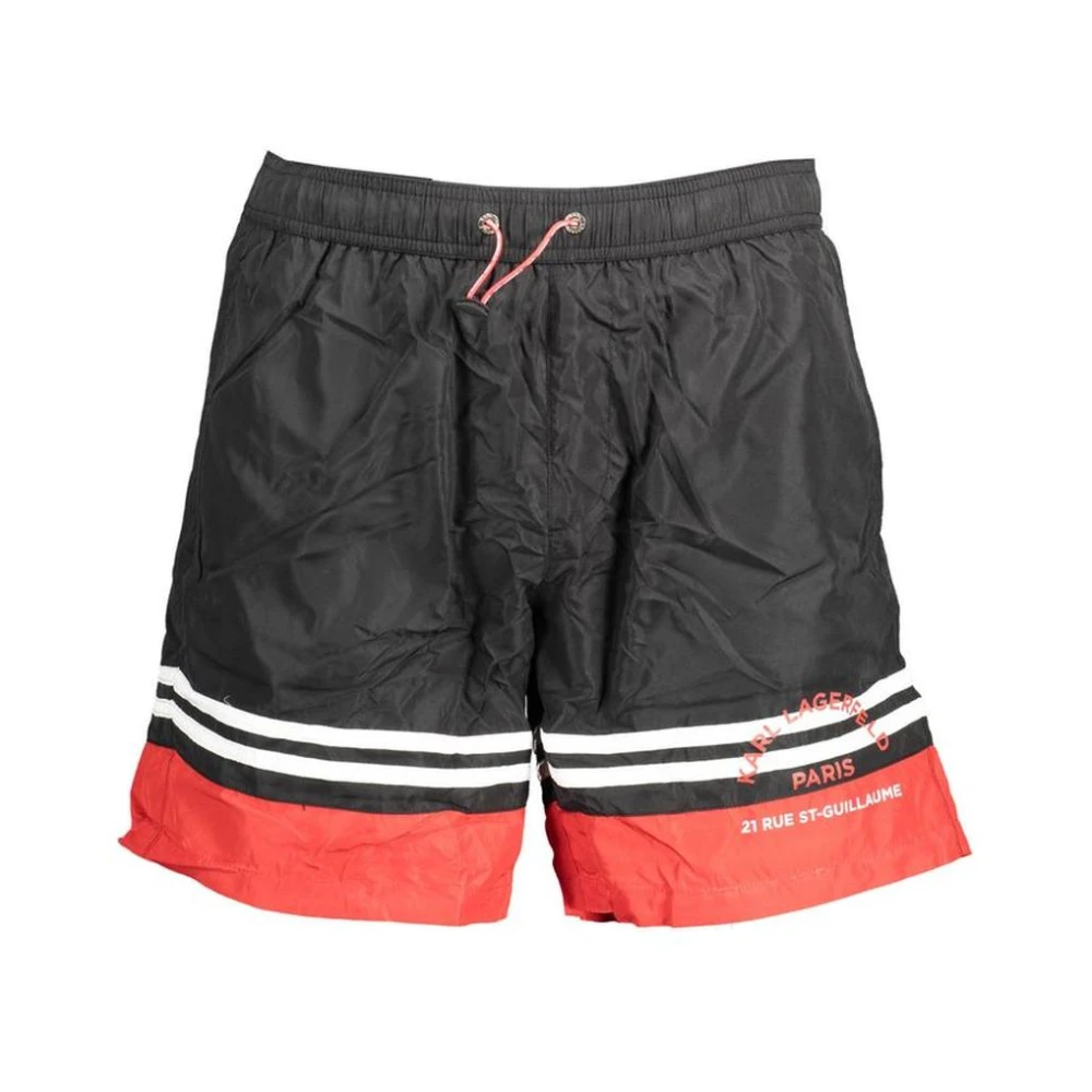 Karl Lagerfeld Black Polyester Mens Swim Boxer - M - Image 3
