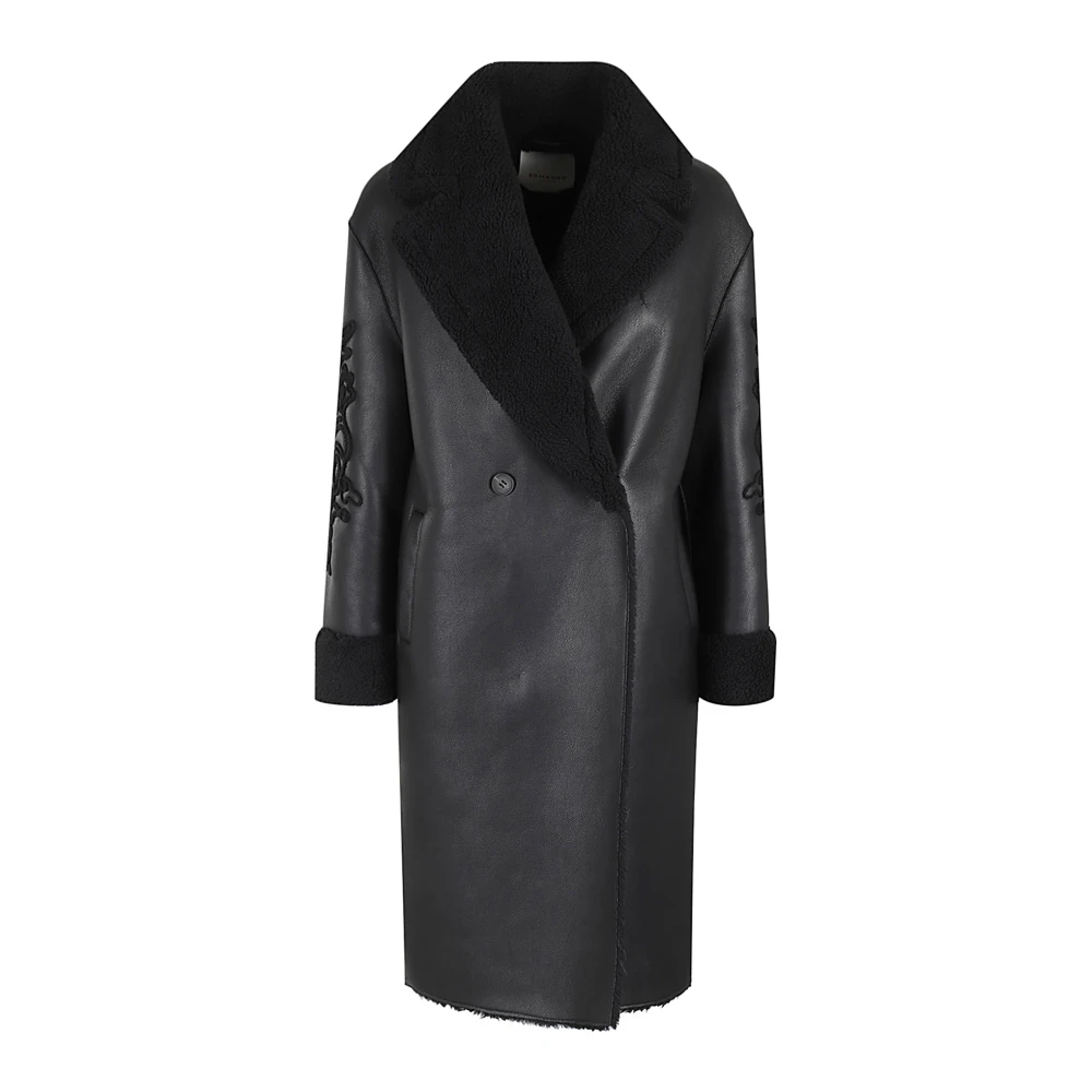 Ermanno Scervino Stijlvolle wollen jas voor vrouwen Black Dames