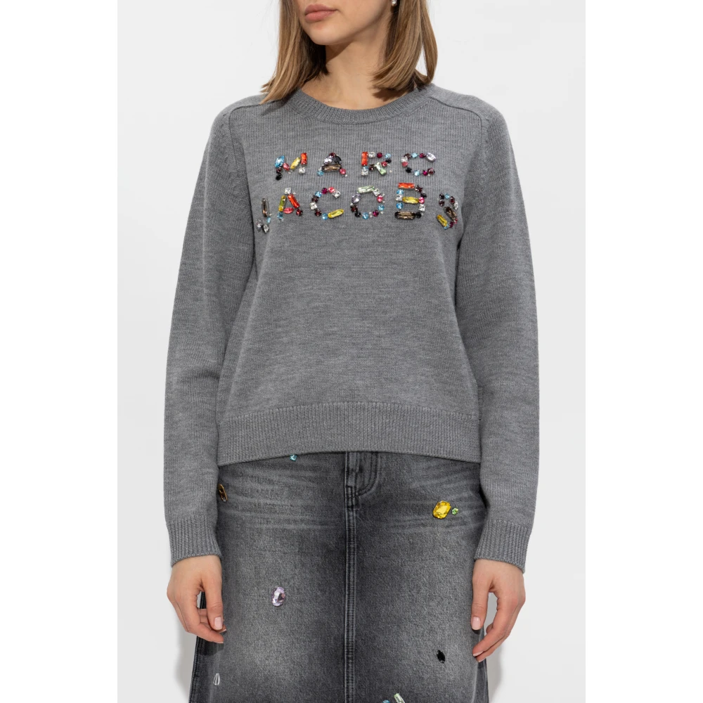 Marc Jacobs Wollen trui Gray Dames