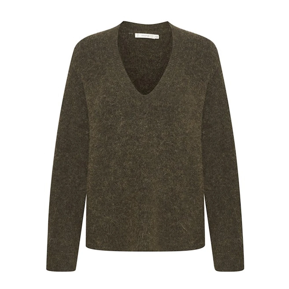 Knitwear > V-neck Knitwear - - Gestuz - Modalova