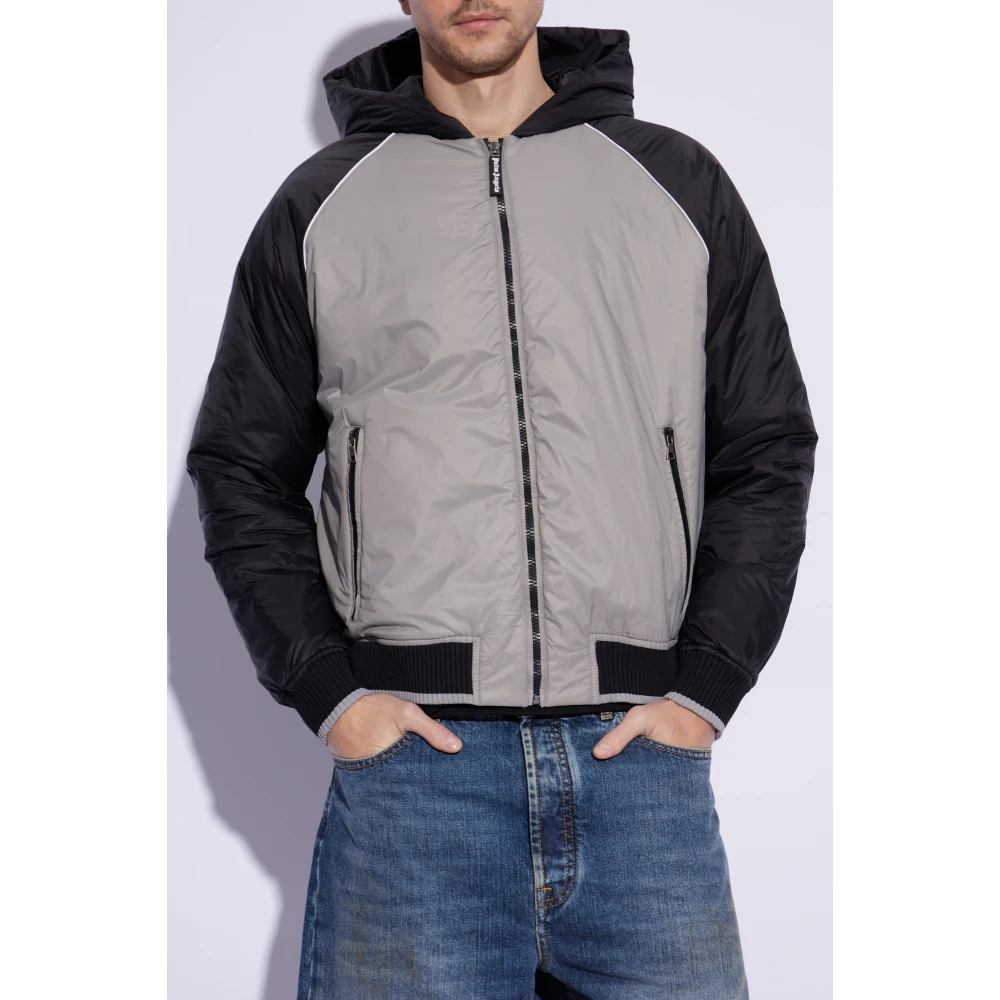 Palm Angels Capuchonjack Gray Heren