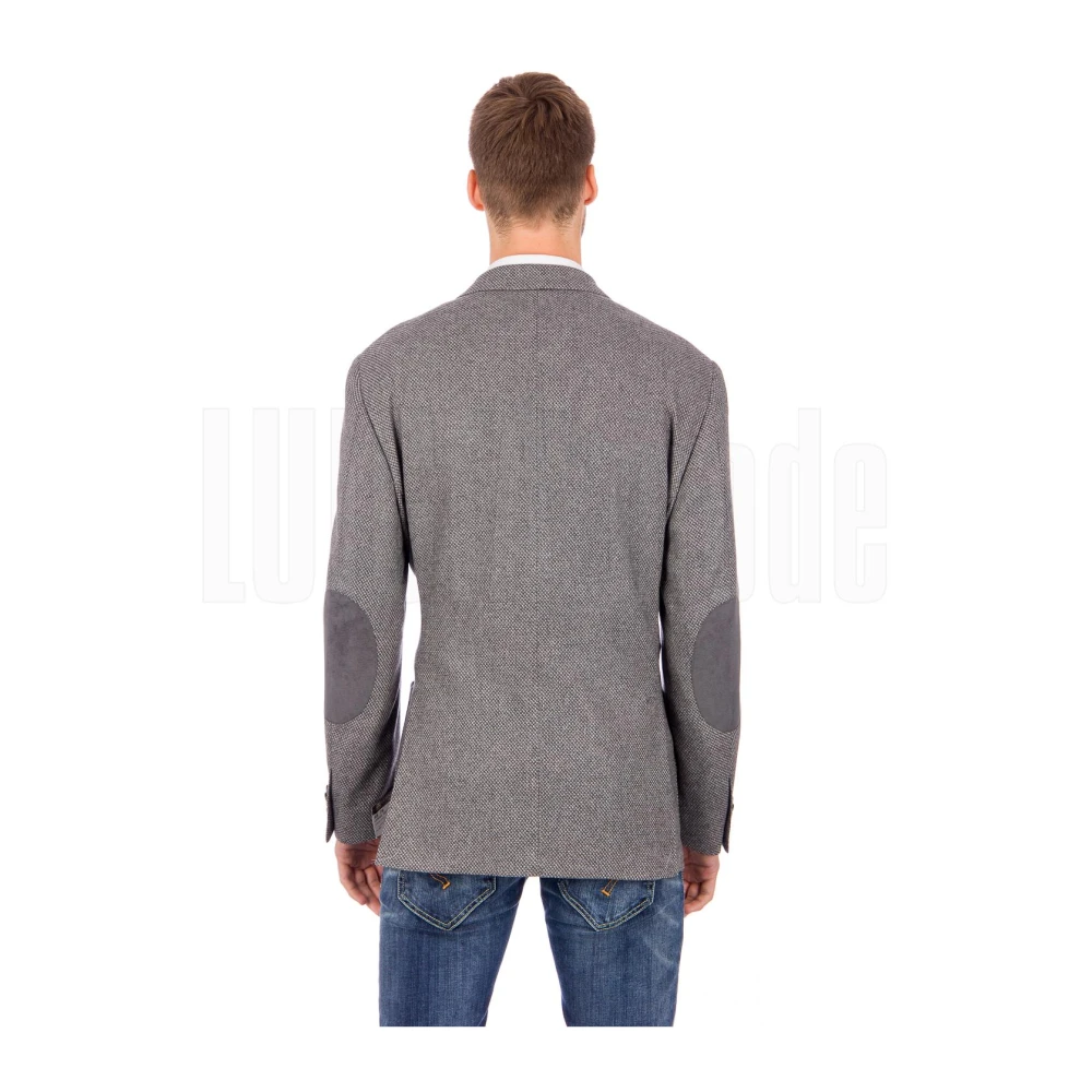 Corneliani Zachte Leiderjas Gray Heren