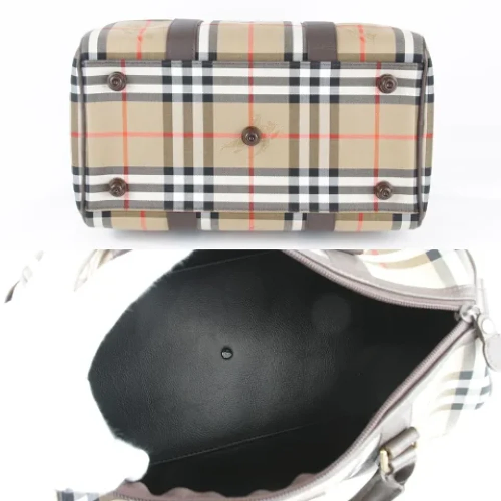 Burberry Vintage Pre-owned Fabric handbags Brown Dames