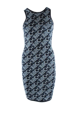 Jacquard Logo Strap Dress