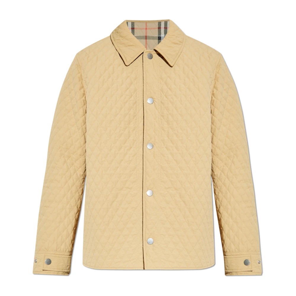 Burberry Women's Beige Light Jackets, Xs, Reversible Jacket