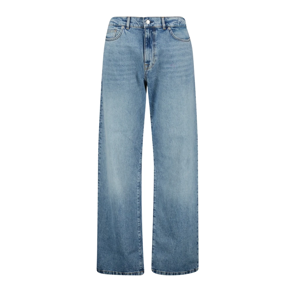 Iro Blue Wide Jeans Doina - Male - Straight Fit Jeans - W30 - Jeans