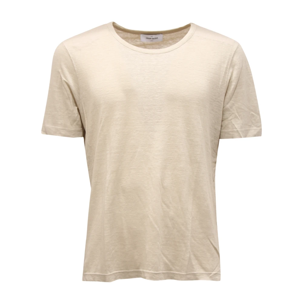 Gran Sasso Beige Linneskjorta
