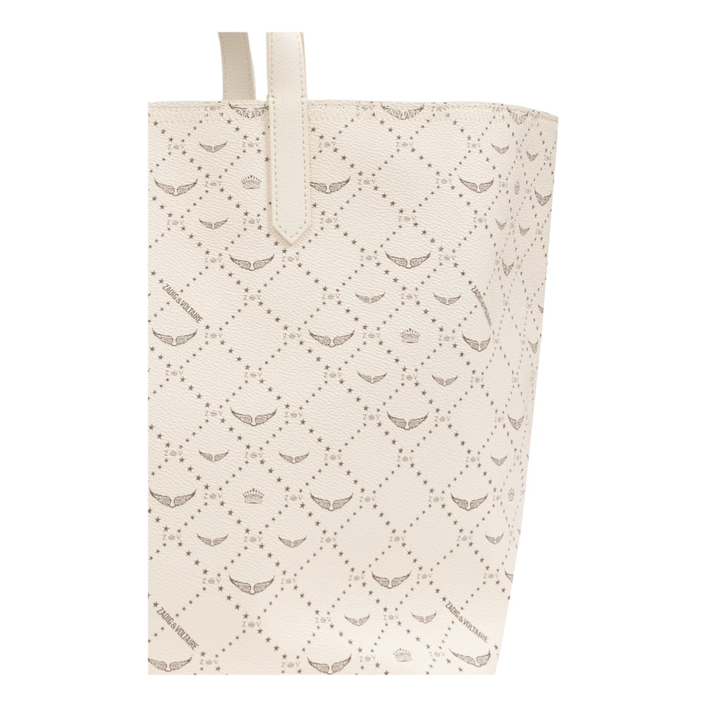 Zadig & Voltaire Tas Shopper Z XL White Dames