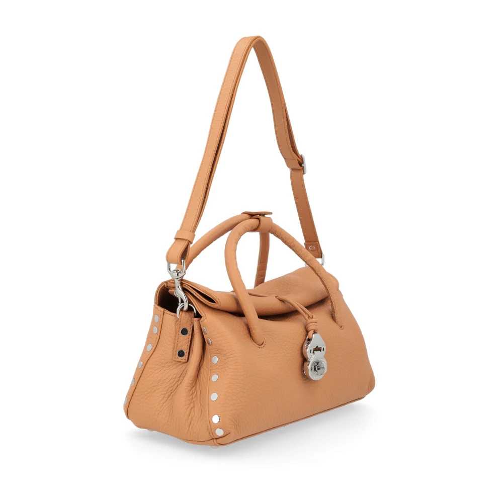 Zanellato Bruin Amaretto Centauro Leren Tas Brown Dames