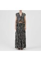 jupe-longue-gaufree-noir-blanc