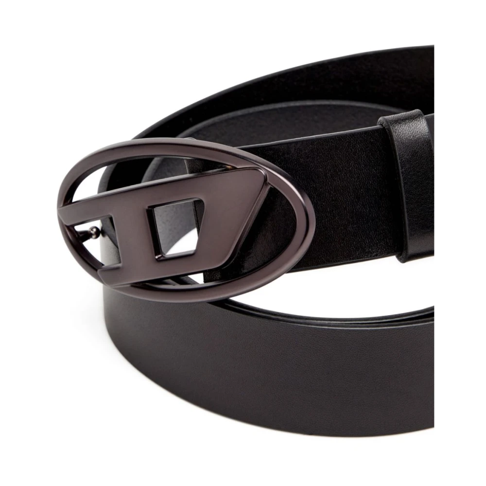 Diesel Stijlvolle Unisex Riem in Zwart Black Unisex