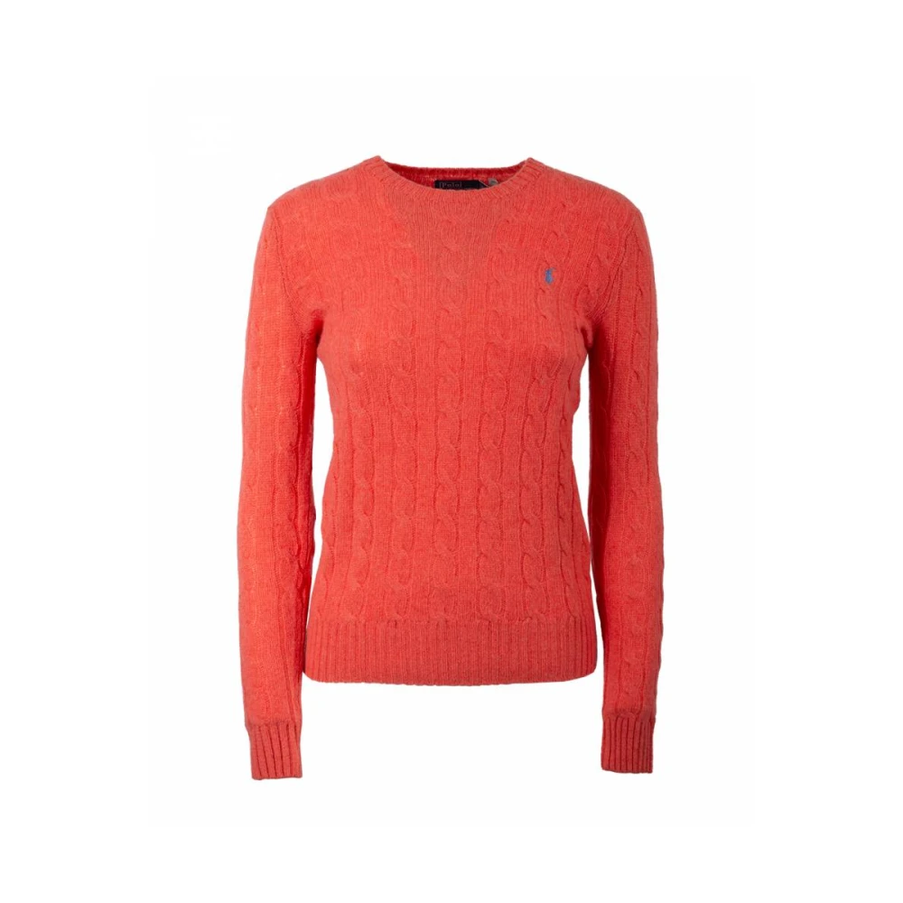 Polo Ralph Lauren Lange Mouw Pullover Trui Red Dames