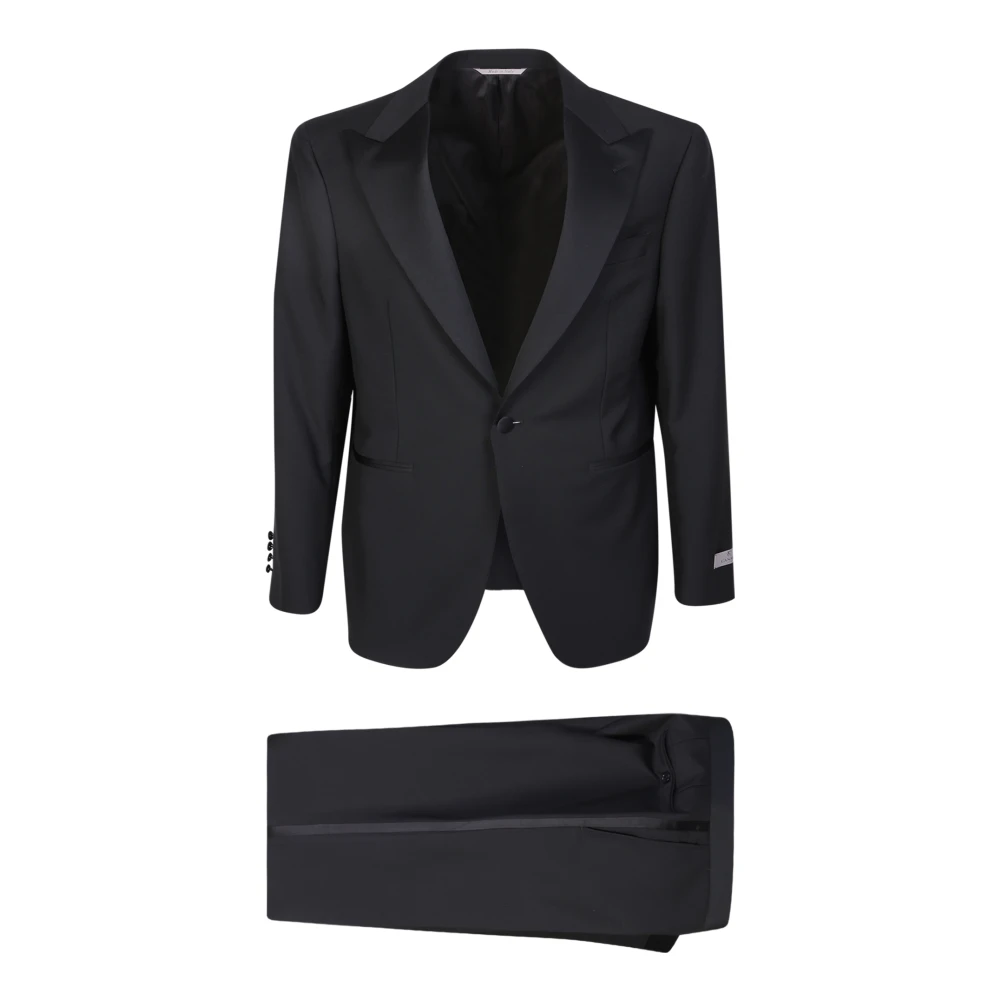 Canali Klisk sart smoking Black, Herr