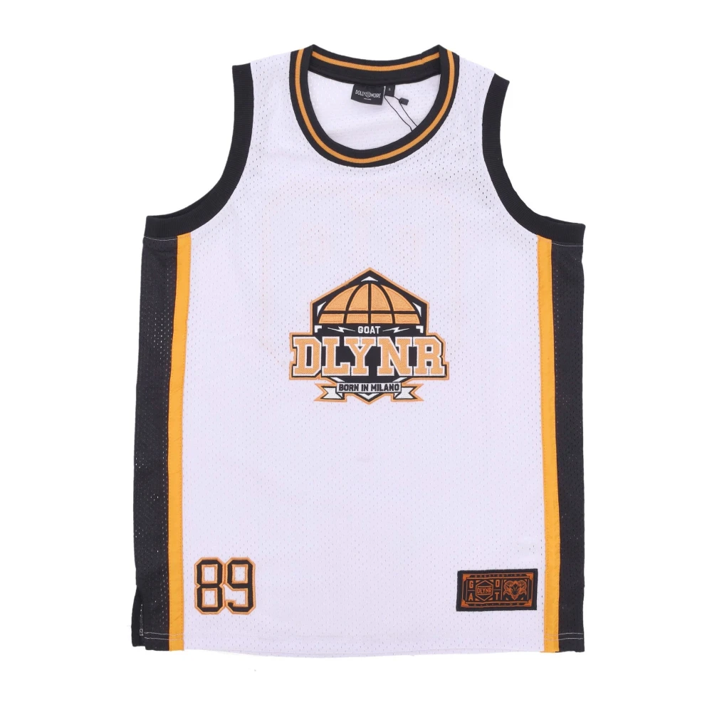 Dolly Noire Basketbal Goat Slam Dunk Tank Top White Heren