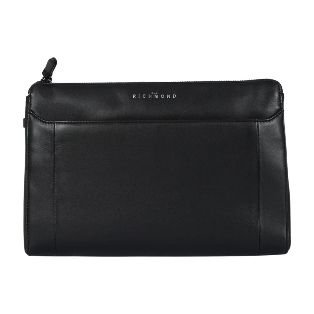 John Richmond Mannen Pouch Tas Black Heren