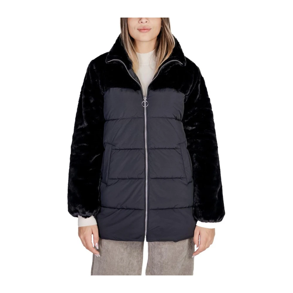 Only Polyester Jassen & Jas Collectie Black Dames