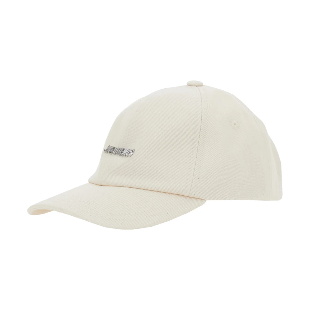 Jacquemus White Hats & Caps, Male, 58 Cm, La Casquette Gadjo