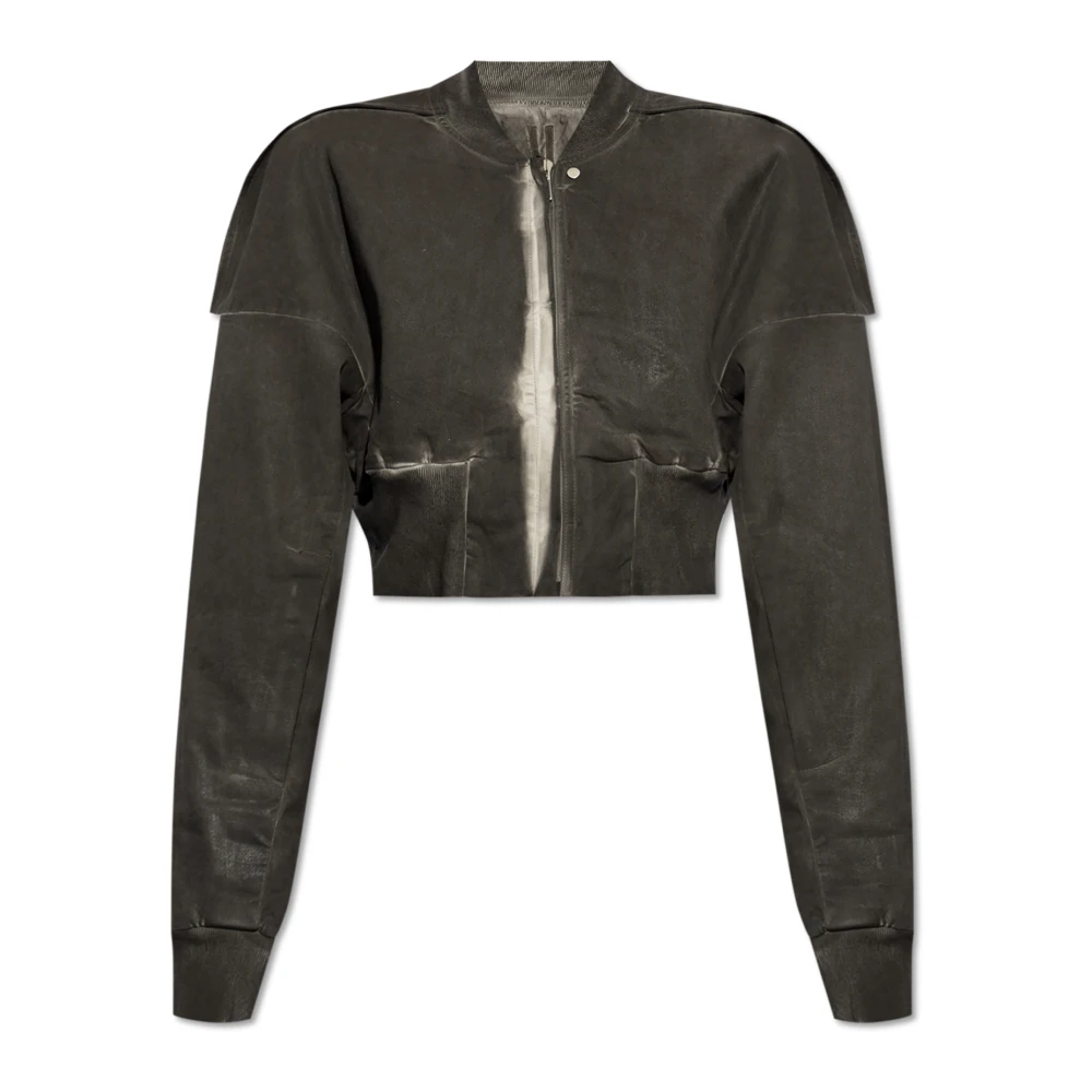 Rick Owens Flight Jacket Gray Dames