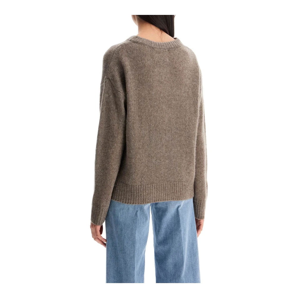Lisa Yang Kasjmier Zijde Lova Pullover Trui Brown Dames