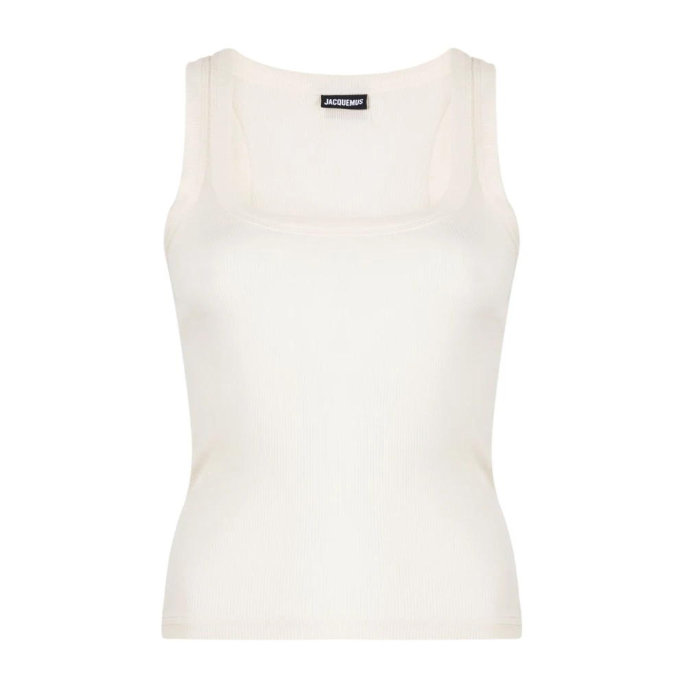 Jacquemus Witte Canale Tanktop White Dames