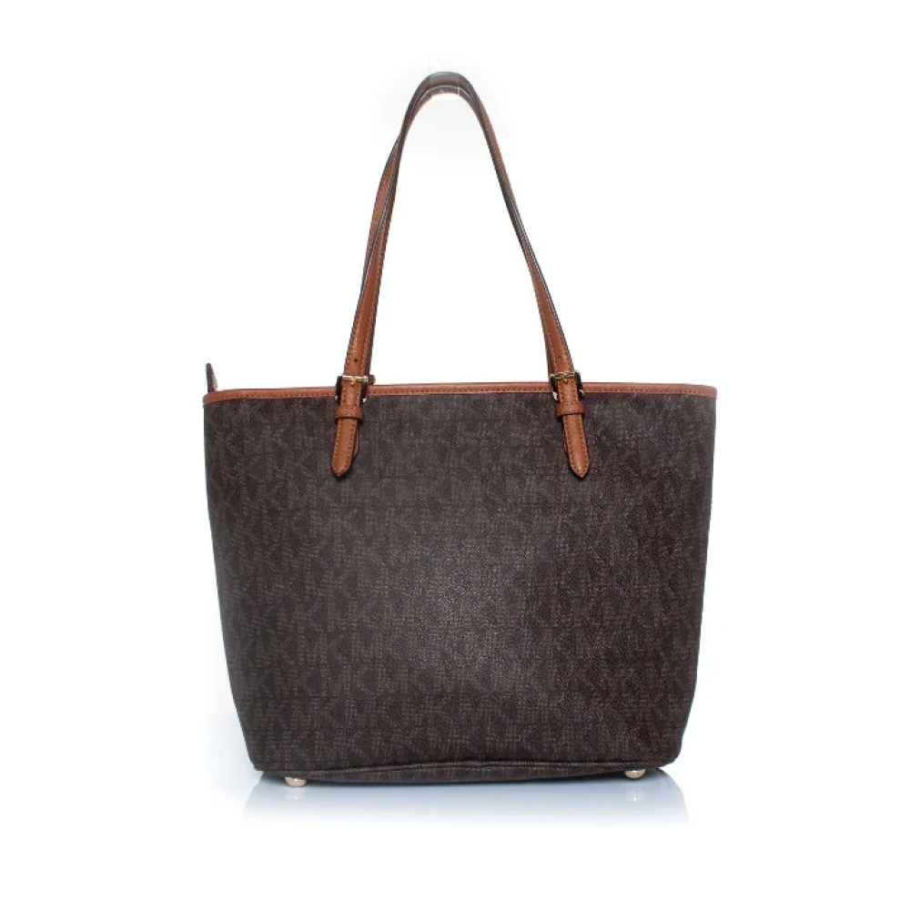 Michael Kors Pre-owned Fabric totes Brown Dames