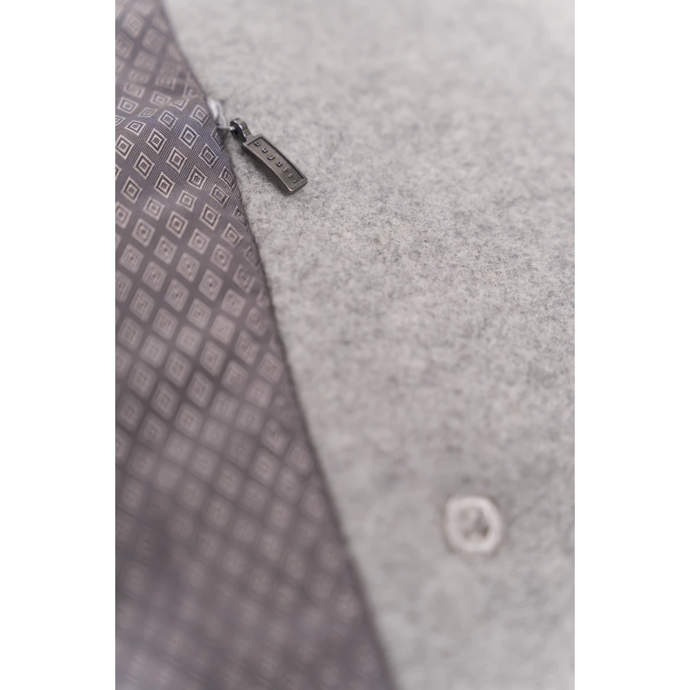 Bugatti Casual Wollen Jas met Kimono Detail Gray Dames