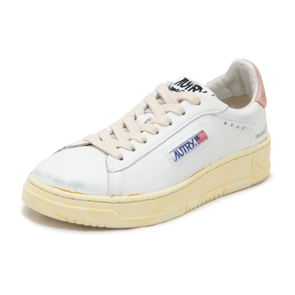 Autry Super Vintage Dallas Low Dames Schoenen Wit
