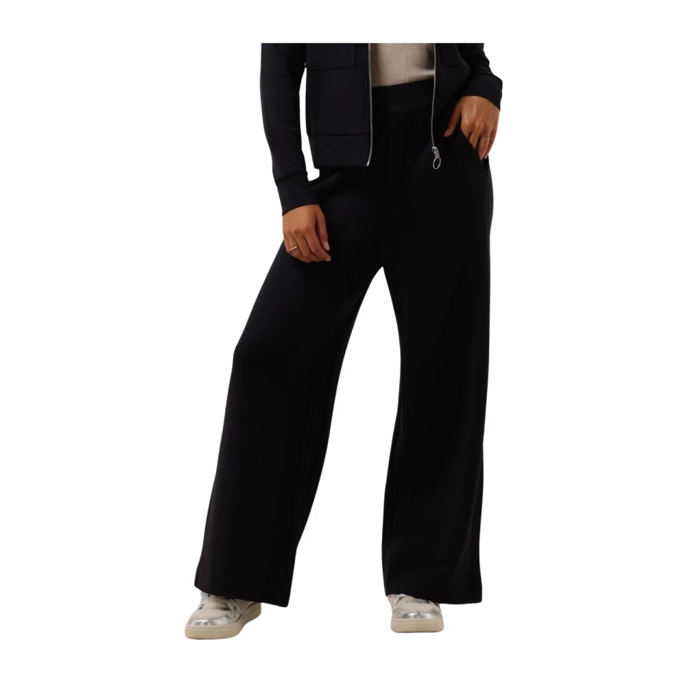 InWear Wijde Modal Broek Gincentiw Stijl Blue Dames