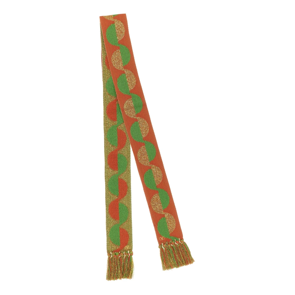 Valentino Garavani Women's Orange Scarves, One Size, Antibes Scarf