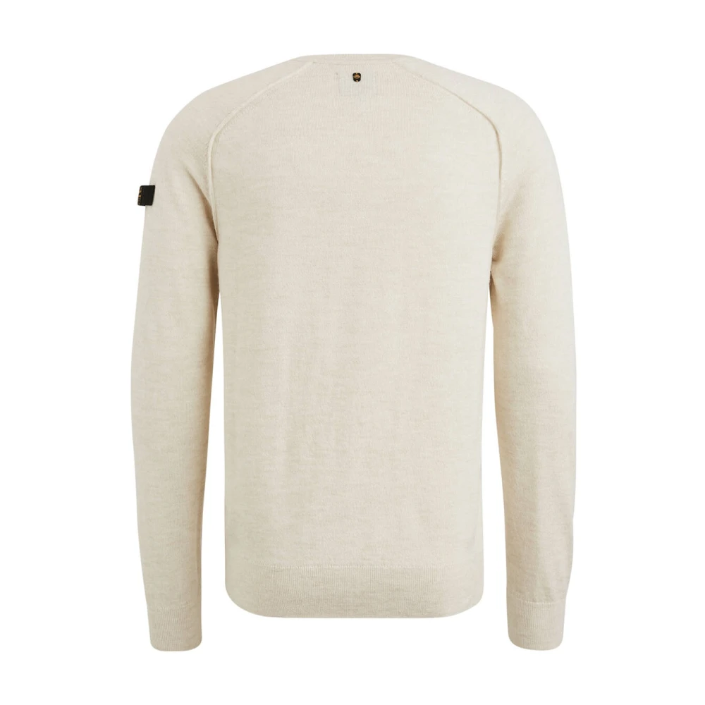 PME Legend R-neck soft blend pullover Beige Heren