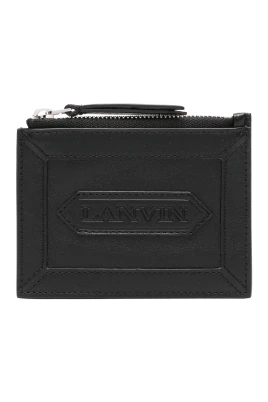 Zippad korthållare med Lanvin-etikett