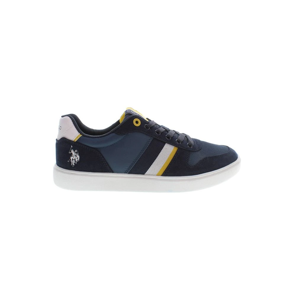 U.s. Polo Assn. Men's Multicolor Sneakers, 10 Uk, Blue Polyester Sneaker