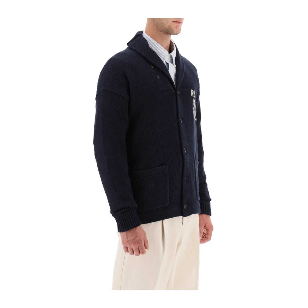 Polo Ralph Lauren Comfortabele Gebreide Vest Blue Heren