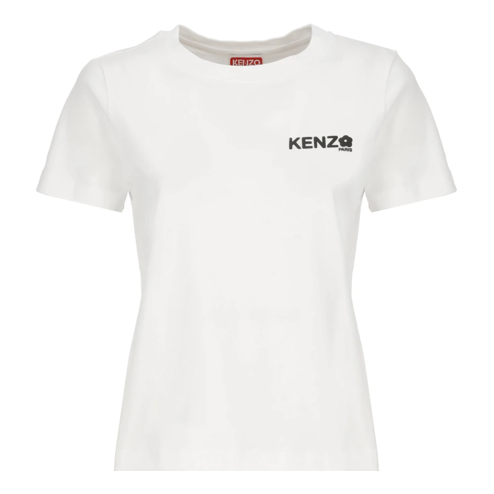 Kenzo Bloemenprint T-shirt White Dames
