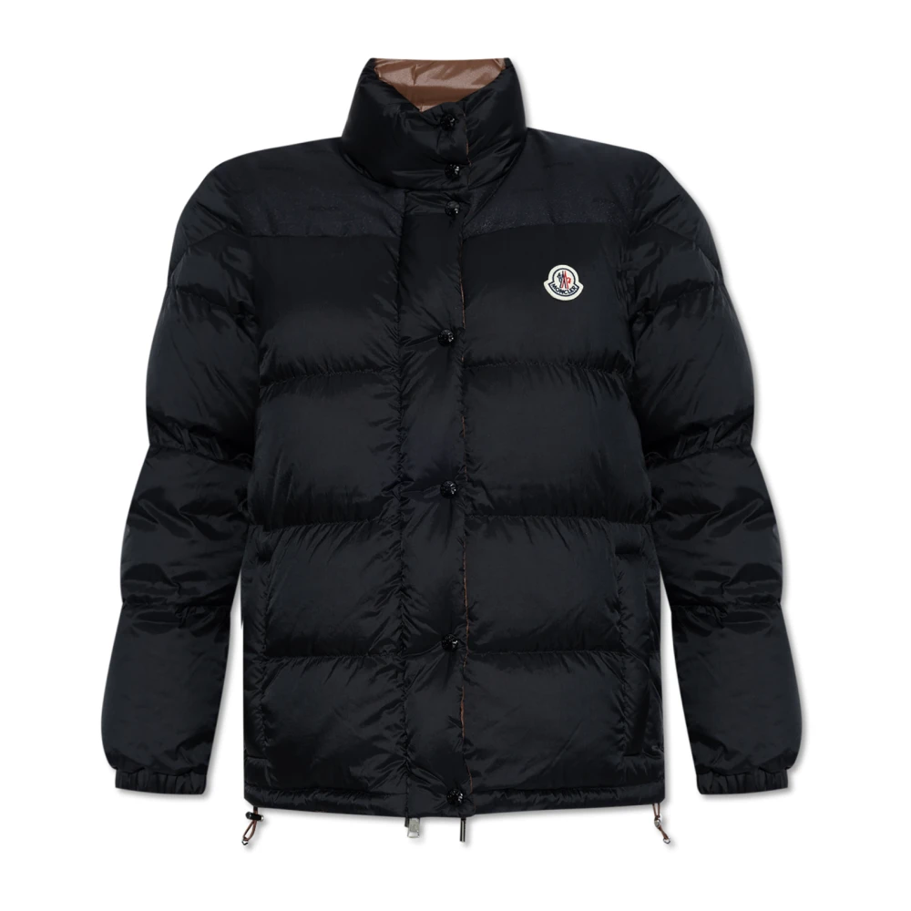 Moncler Gewatteerd donsjack met afneembare mouwen Black Dames