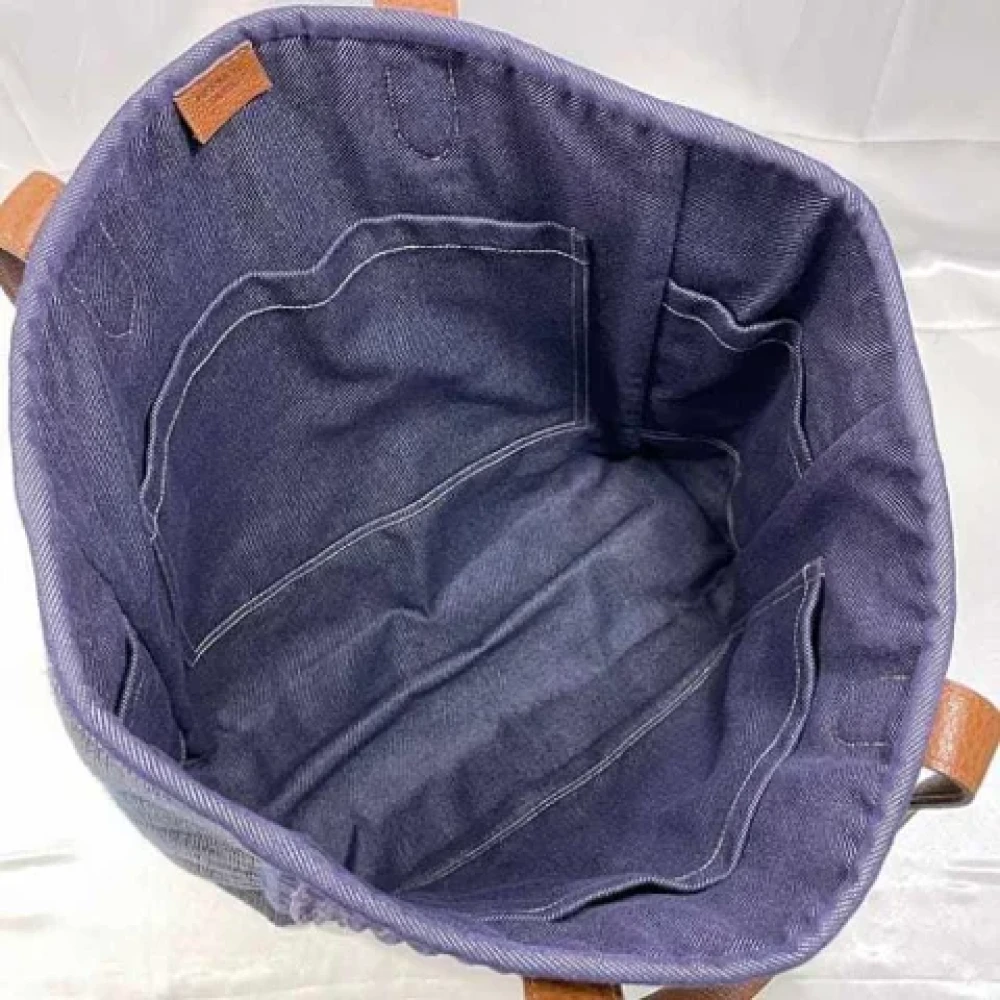 Hermès Vintage Pre-owned Fabric totes Blue Dames