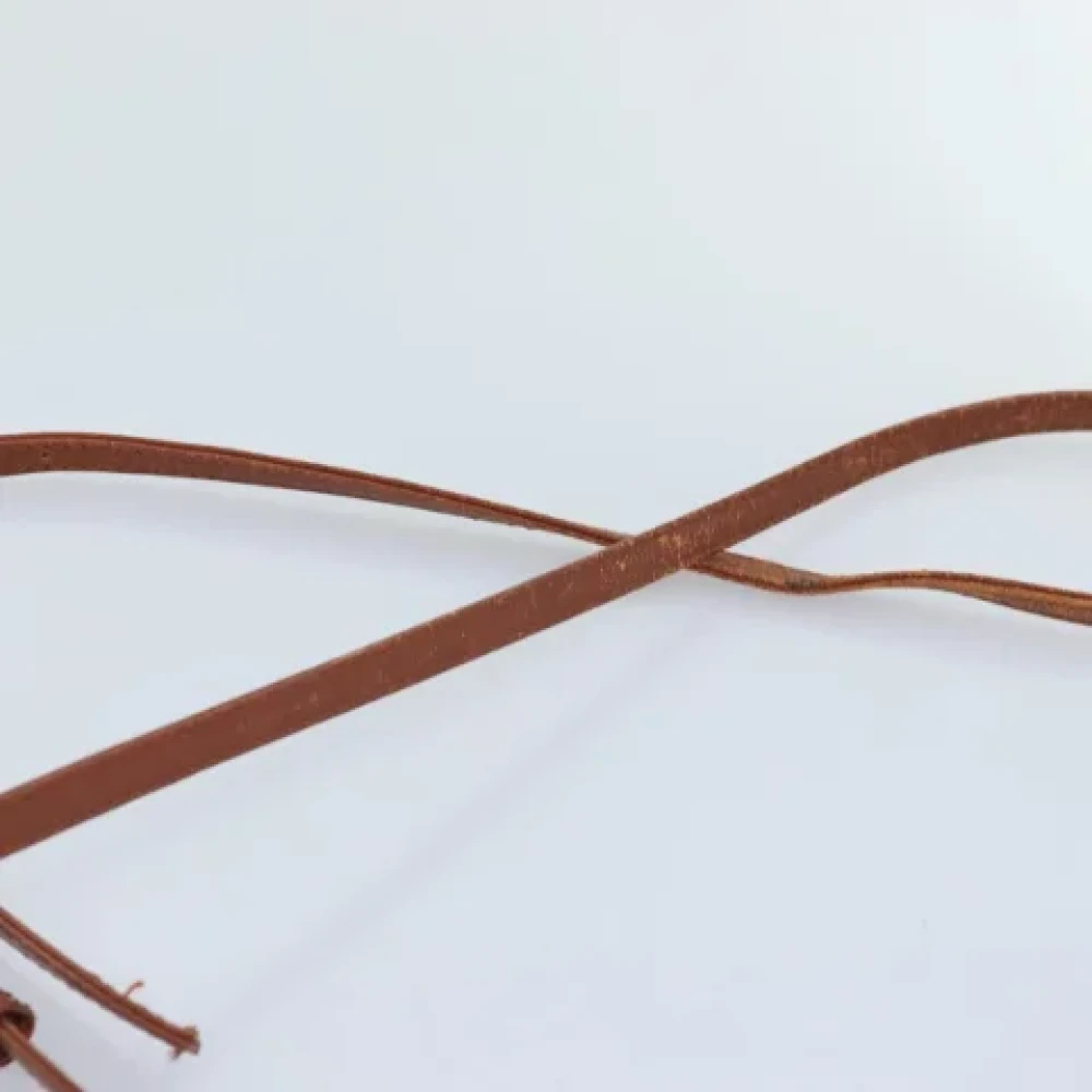 MCM Pre-owned Leather shoulder-bags Brown Dames