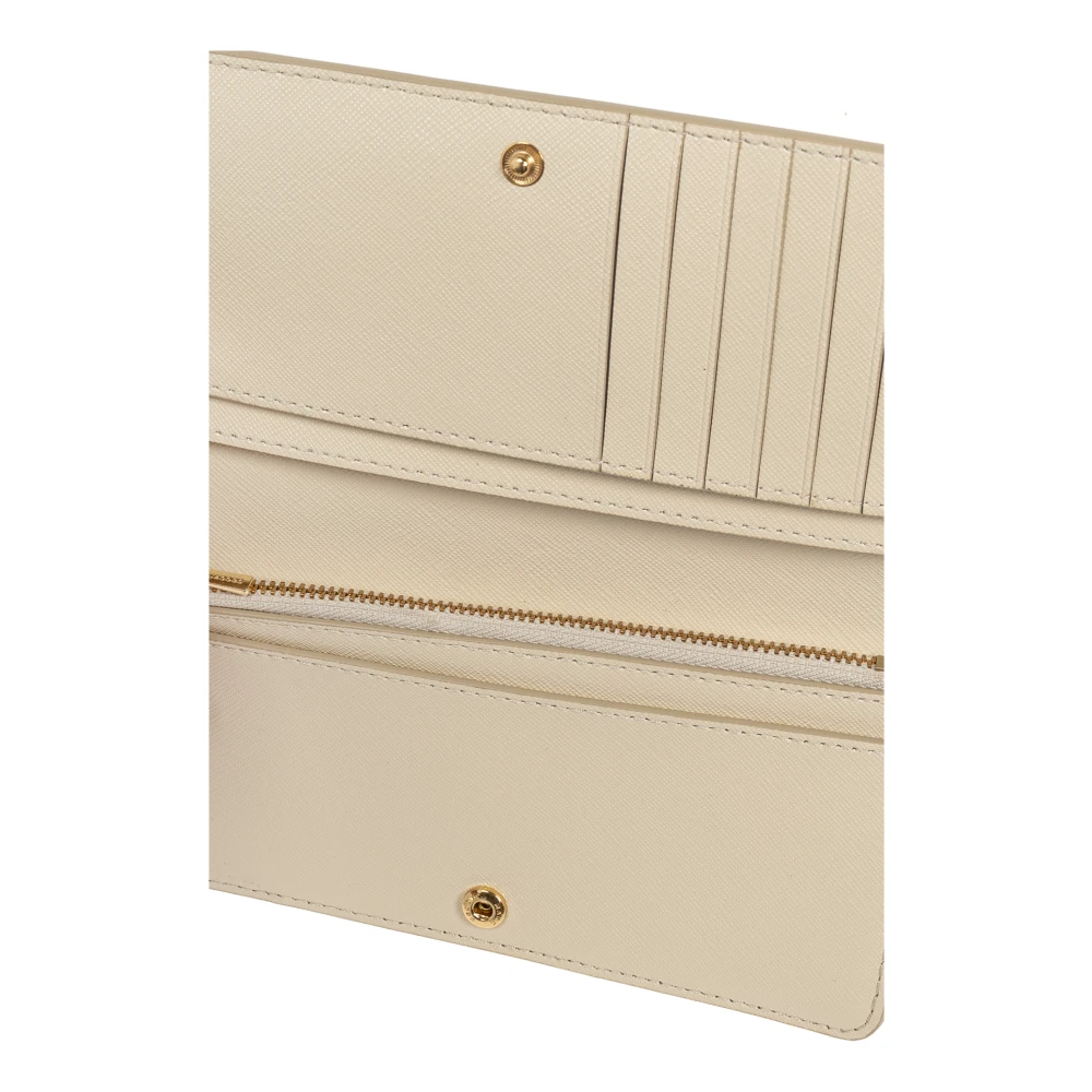 Marc Jacobs Leren portemonnee 'Snapshot' Beige Dames