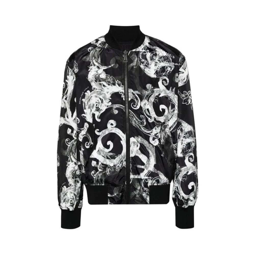 Versace Jeans Couture Watercolour Couture Bomberjack Black Heren