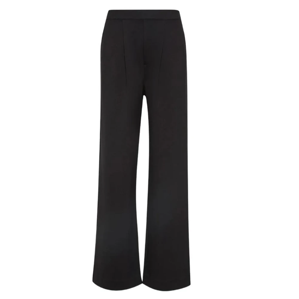 Calvin Klein Women's Black Wide Trousers, Xs, Wide Leg Pant