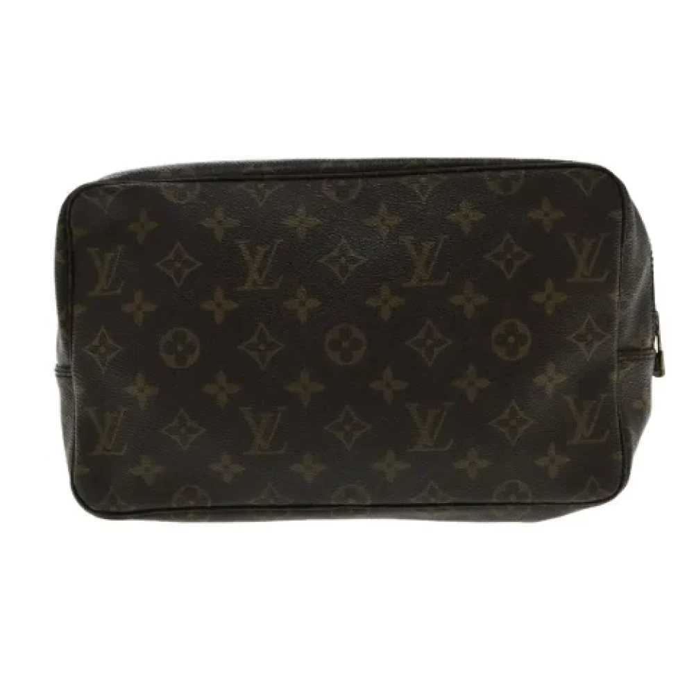 Louis Vuitton Vintage Pre-owned Canvas clutches Brown Dames