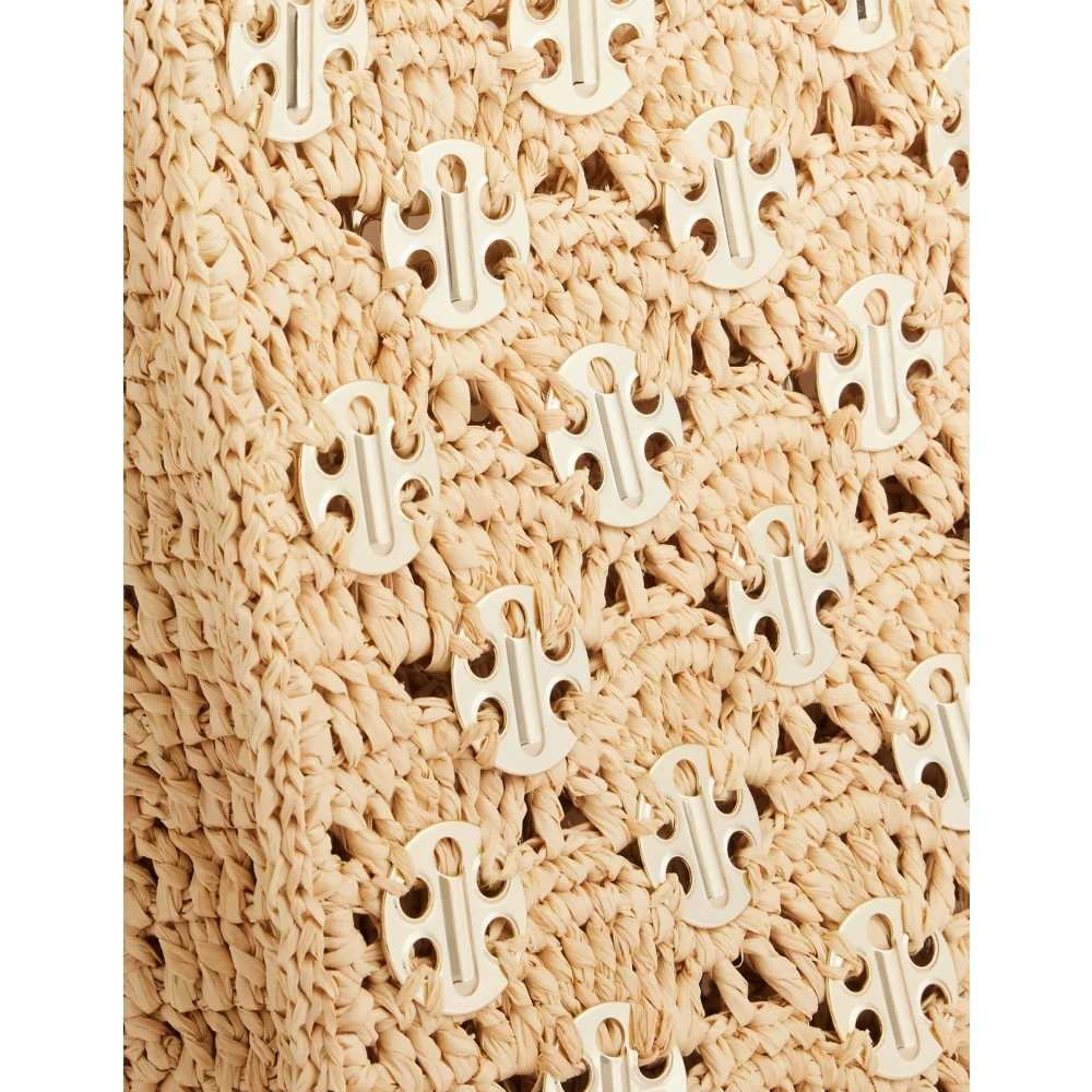 Paco Rabanne Iconische 1969 Raffia Tas Bruin Brown Dames