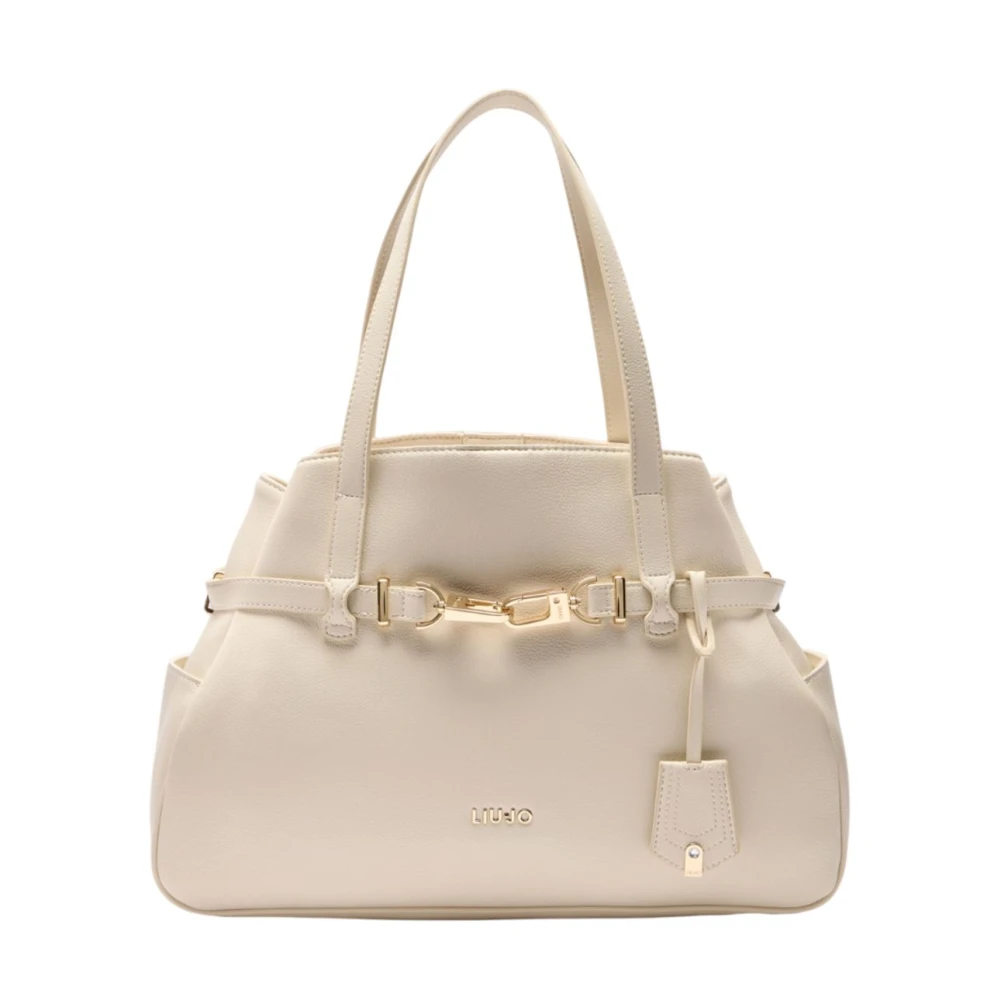 Liu Jo Stijlvolle Tote Tas met Ritsvak Beige Dames