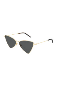 Złote okulary przeciwsłoneczne New Wave SL303-004
