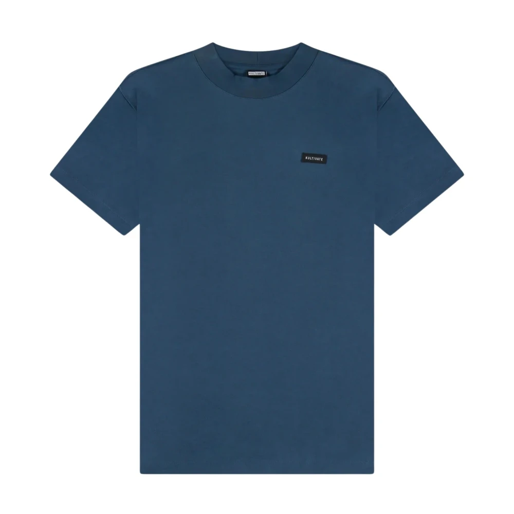 Kultivate T-Shirt- Kltv TS Logo Mock S S Blue Heren