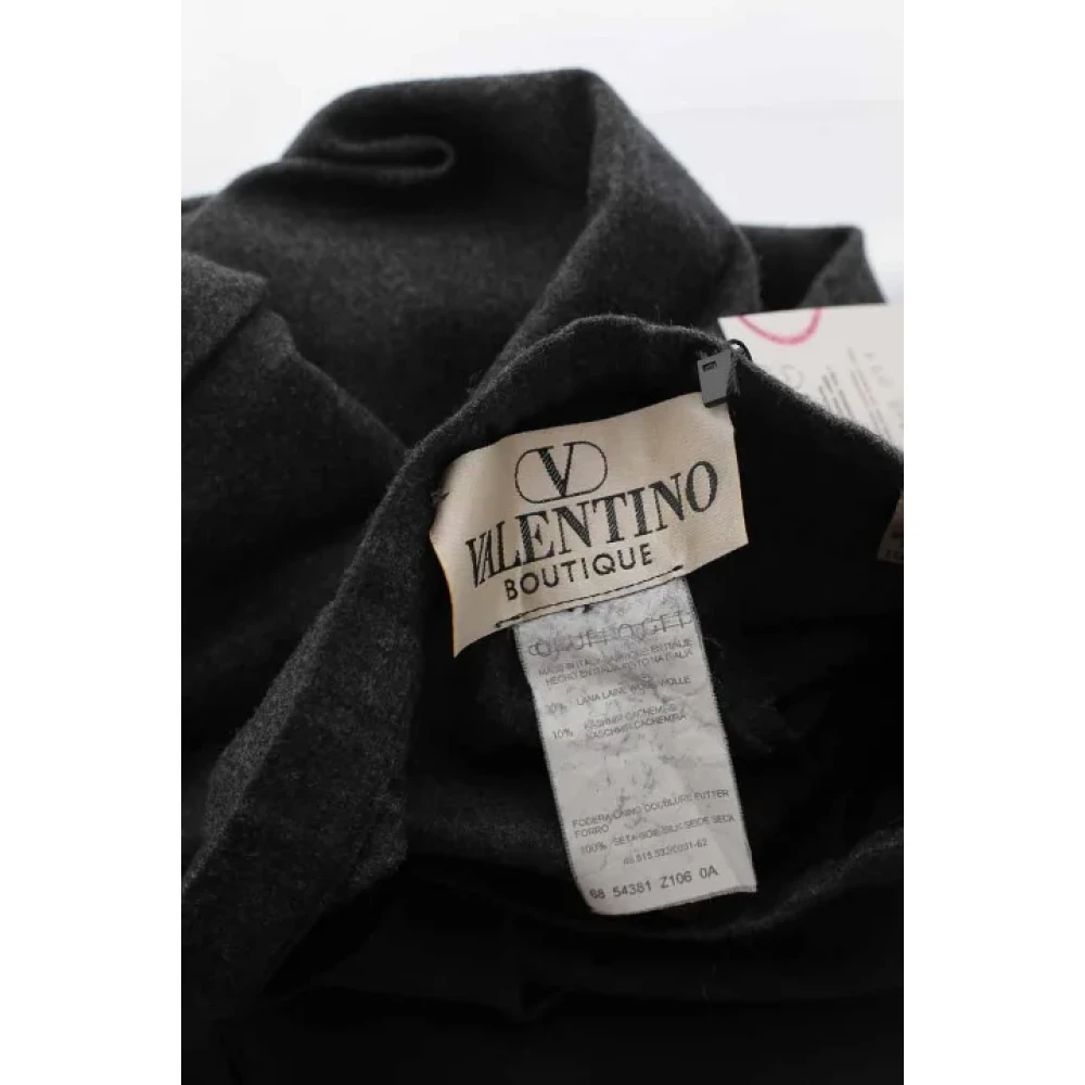 Valentino Vintage Pre-owned Wool bottoms Gray Dames