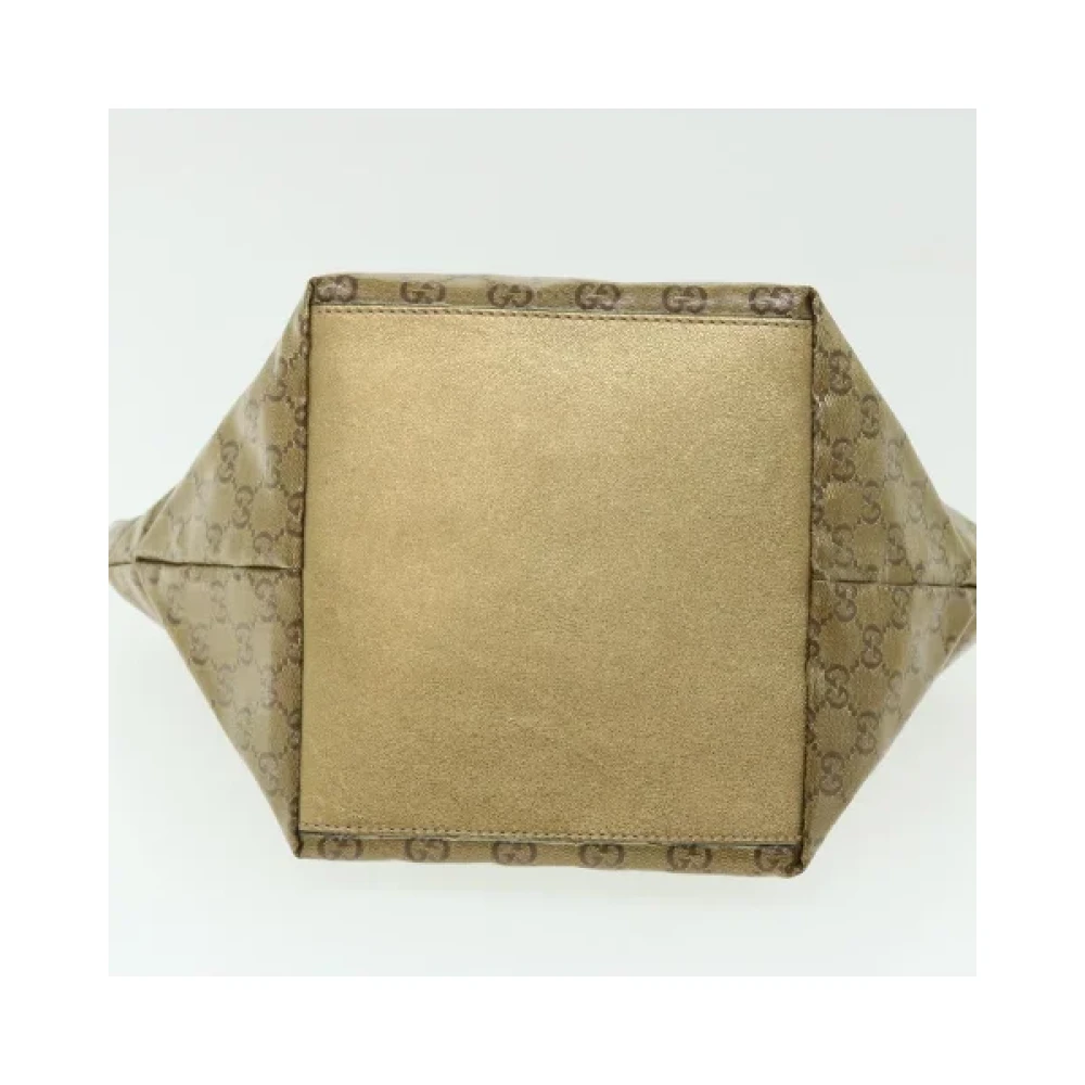 Gucci Vintage Pre-owned Coated canvas gucci-bags Yellow Dames